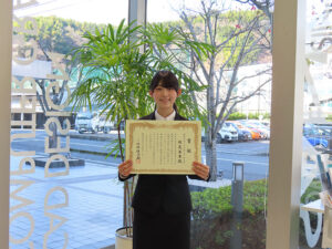 ＣＧ技術科２年生の作品が「静岡県赤十字血液センター所長賞」を受賞しました！ class=