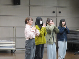 こども保育科１年生が藤枝市との『連携講座』を受講しました♪　Vol.2 class=