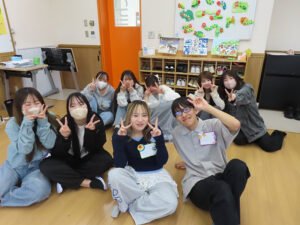 こども保育科１年生・２年生の『交流会』を開催しました♪ class=